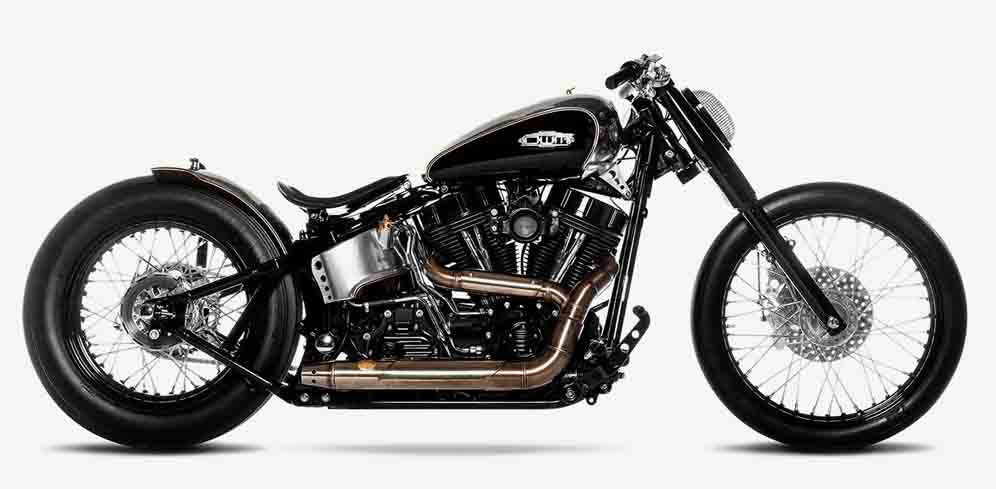 Harley Davidson Bobber Bergaya Drag Bike thumbnail